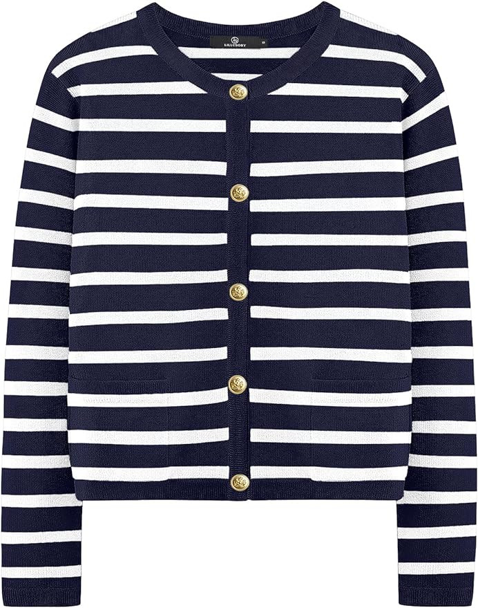 Women Cardigan Sweaters Fall Outfit Clothes Fashion Cropped Jackets Trendy 2026 Casual Long Sleev... | Amazon (US)