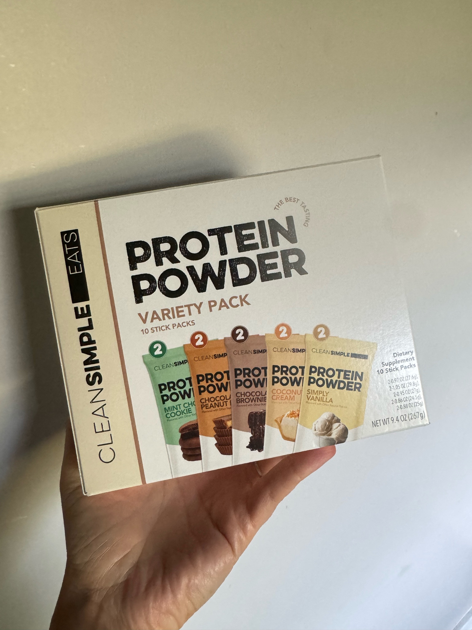 Loving my new protein and how they are individually wrapped. 20g protein and CLEAN