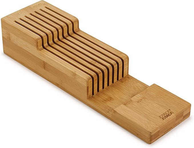 Joseph Joseph DrawerStore Knife Organizer, One Size, Bamboo | Amazon (US)