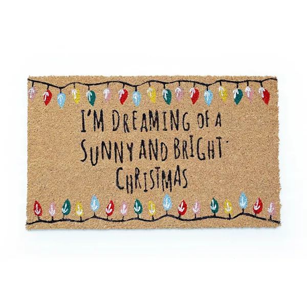 St. Nicholas Square® Sunny Christmas 18'' x 30'' Coir Doormat | Kohl's