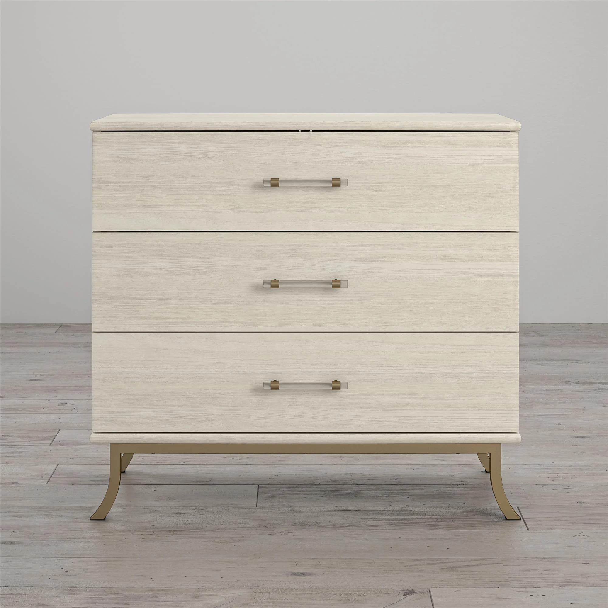 Little Seeds Monarch Hill Clementine 3 Drawer Dresser, White | Walmart (US)