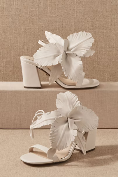 Cecelia NY Hibiscus Heels | BHLDN
