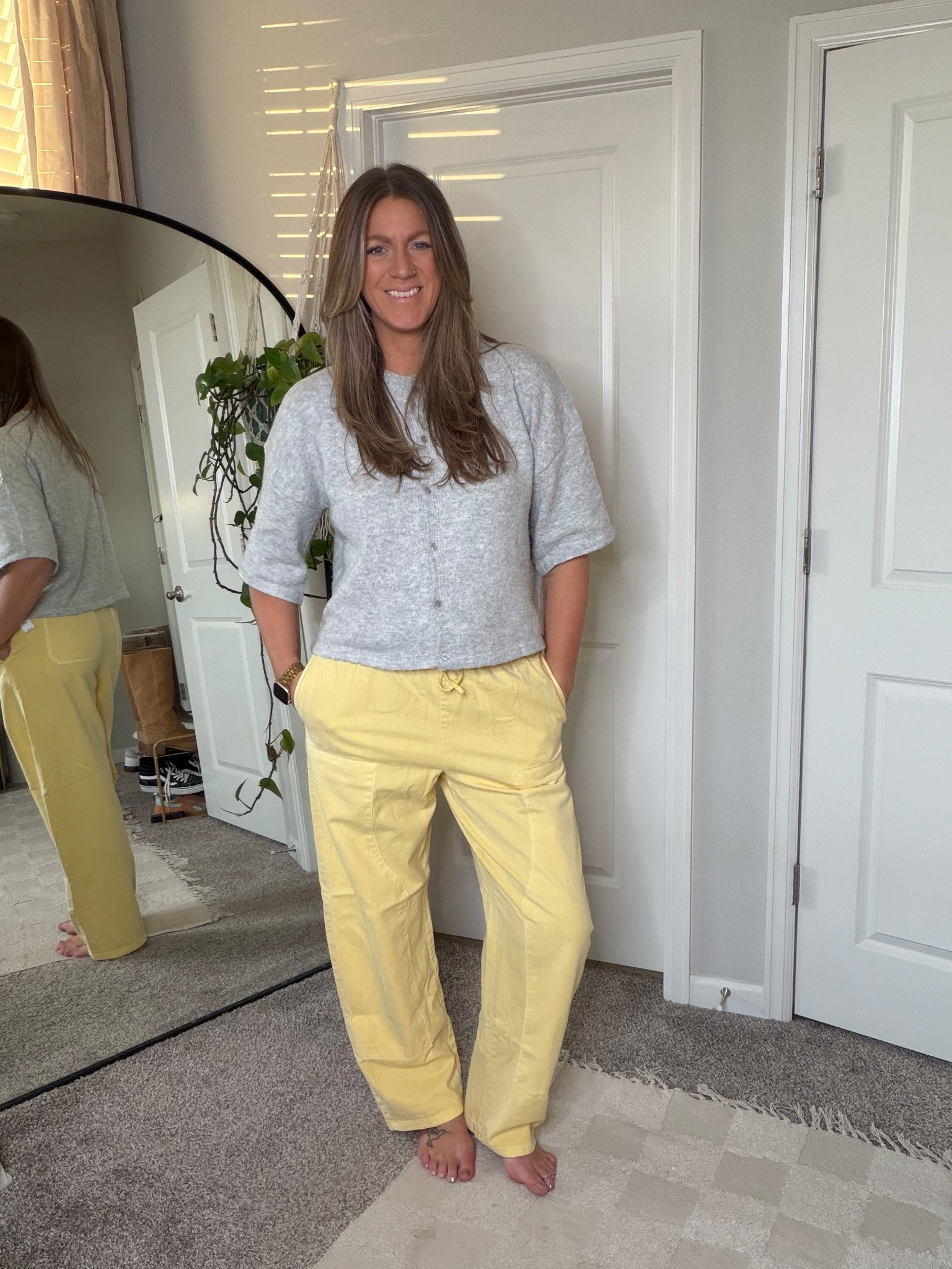 Large top, medium tall pants 50% off!!!
🇨🇦 links saved too 

#LTKTall #LTKOver40