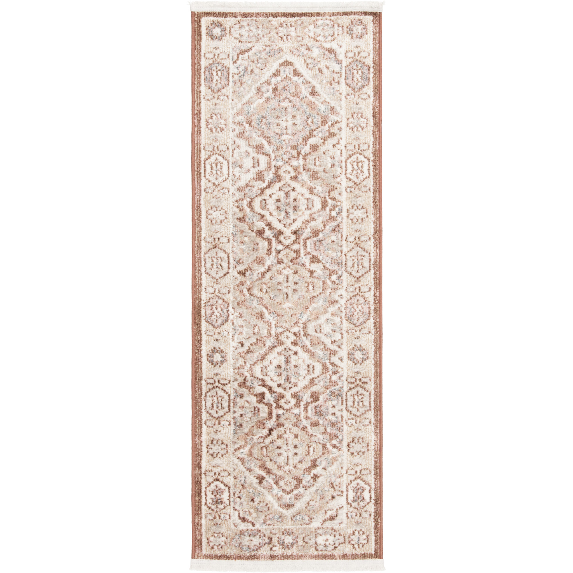 Home Decor Collection 20" x 60" Rust Persian Indoor Runner Rug | Walmart (US)