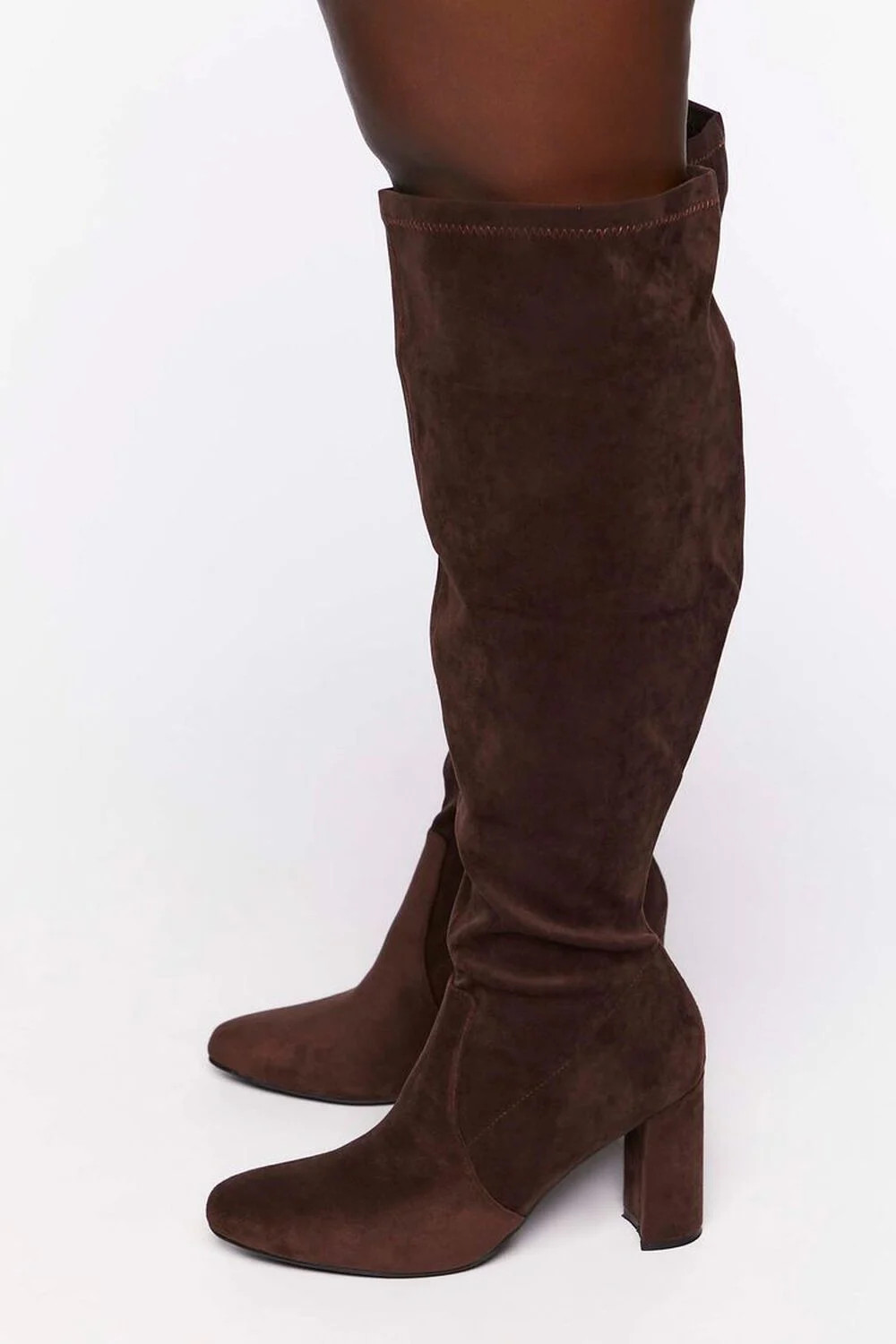 Faux Suede Over-the-Knee Boots (Wide) | Forever 21 (US)