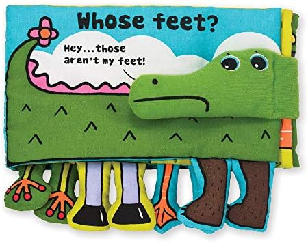 Melissa & Doug Soft Activity Baby Book - Whose Feet? | Amazon (US)