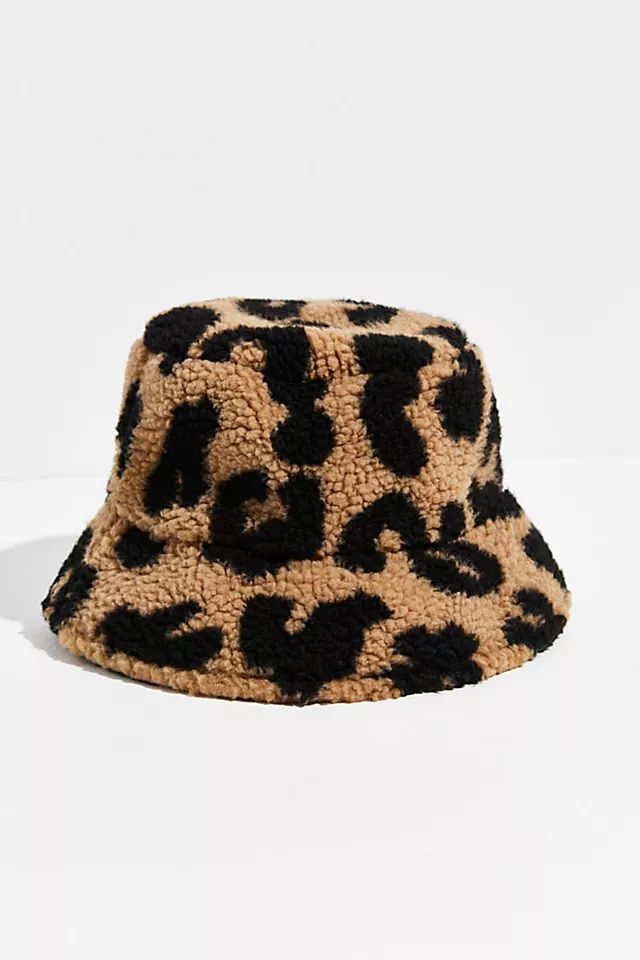 Leopard Teddy Bucket Hat | Free People (Global - UK&FR Excluded)