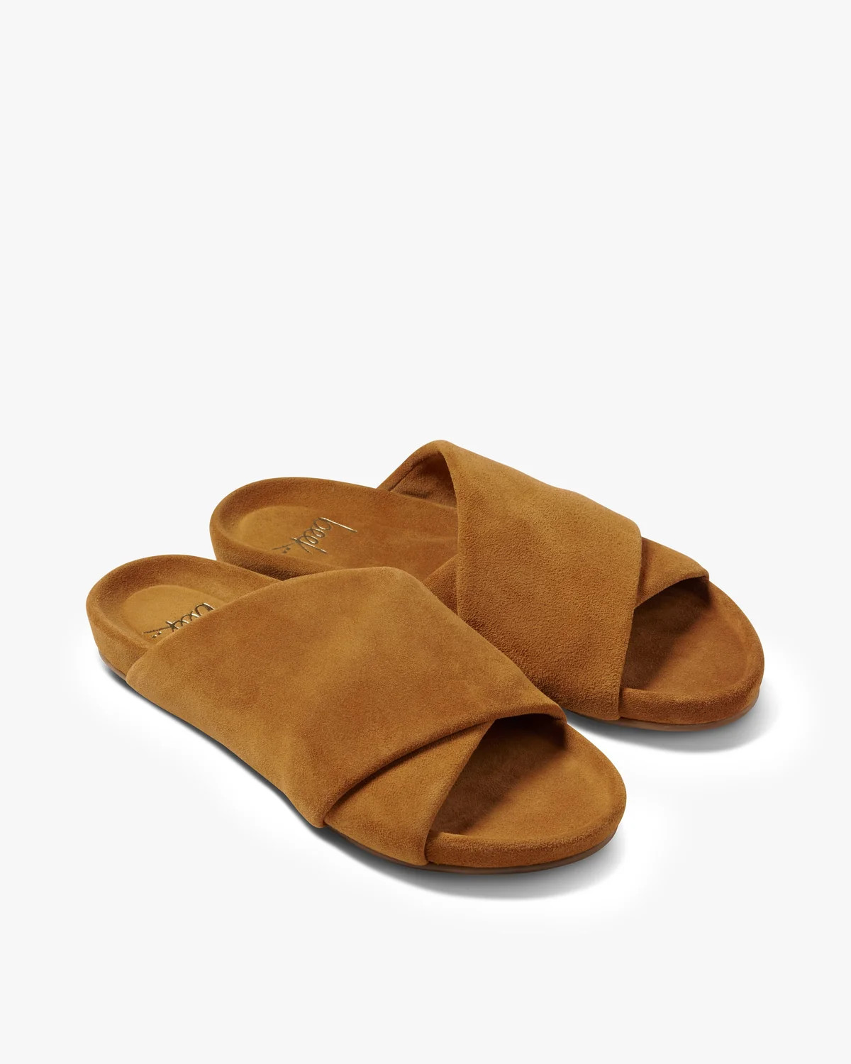 Kea Suede Slide Sandal - Caramel | beek | beek