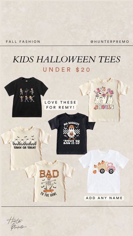 Halloween tees for the kids this season! 

Fall outfits | Halloween decor | kids clothing | 

#LTKfindsunder50 #LTKSeasonal #LTKkids