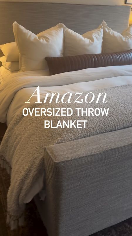 The best oversized throw blanket! Perfect for king sized bed🙌🏻

#amazonfind #amazonthrow #homedecor #styletips

#LTKfindsunder50 #LTKstyletip #LTKhome