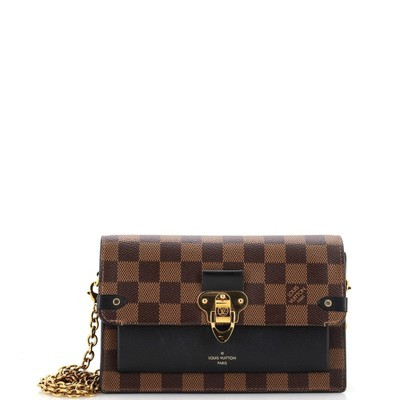 Louis Vuitton Vavin Chain Wallet NM Damier with Leather  | eBay | eBay US