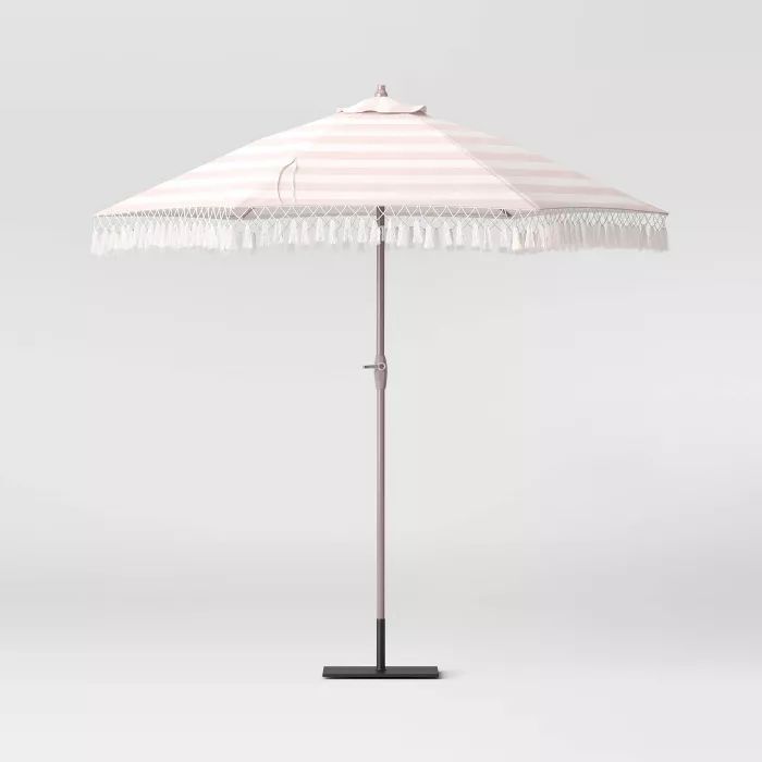 9' Cabana Round Patio Umbrella DuraSeason Fabric™ Tan - Threshold™ | Target