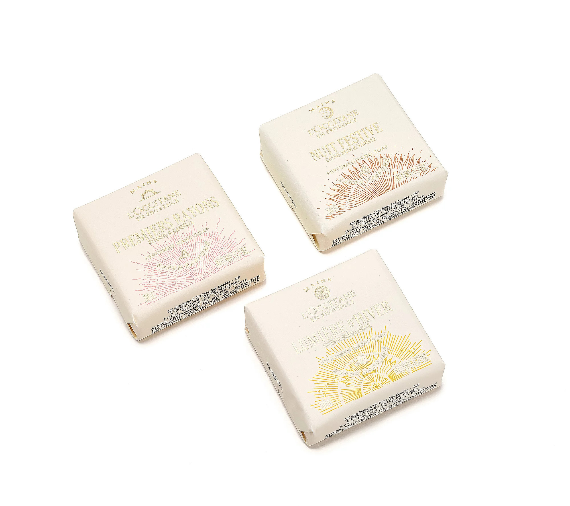 L'Occitane Special Edition Holiday Bar Soap Trio | QVC