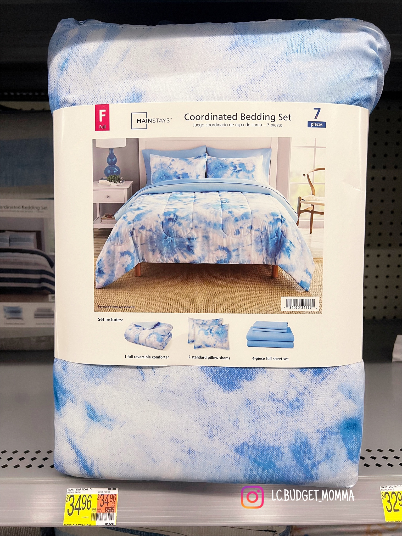 Mainstays Coral 7 Piece Bed in a Bag Comforter Set with Sheets 

Size Twin-King other colors and prints available. 
#walmart #walmartfinds #bedding #tiedye 



#LTKFind #LTKunder50 #LTKhome