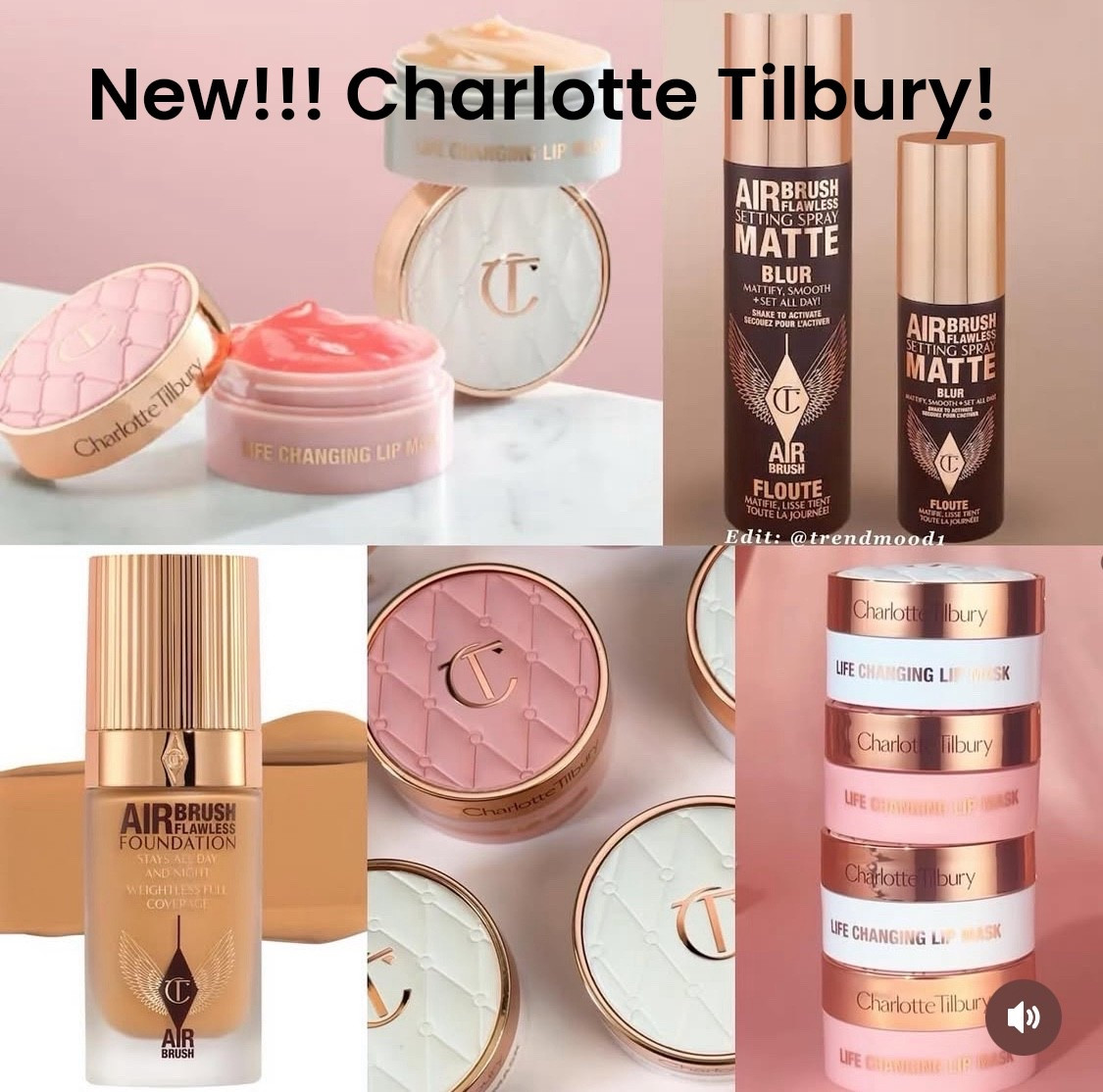 New Charlotte Tilbury Airbrush Foundation reformulated. Her New Airbrush Matte Spray and Her New Lip Masks! On her site, Ulta and Sephora! 💋

#LTKSeasonal #LTKBeauty