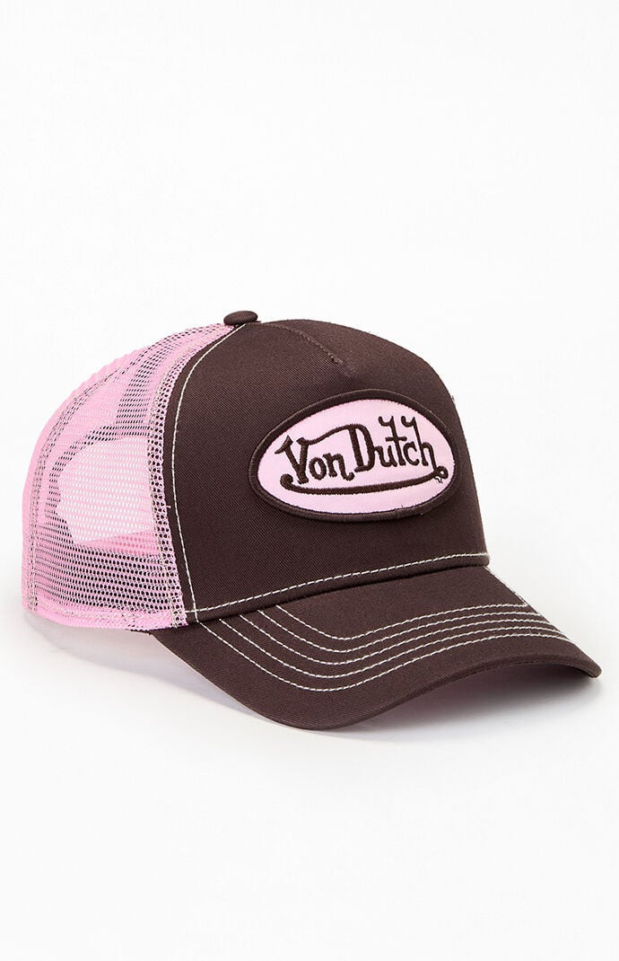 Von Dutch Staple Trucker Hat in Pink | PacSun