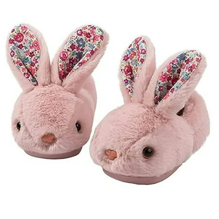 Toddler Slippers Girl Boy House Slipper Kids Rabbit Winter Slipper Warm Bunny Slippers Soft Plush Indoor Girls Boys Slipper | Walmart (US)