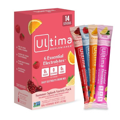 Ultima Replenisher Daily Hydration Electrolyte Stick Packs - Summer Splash Variety Pack - 1.7oz/14ct | Target