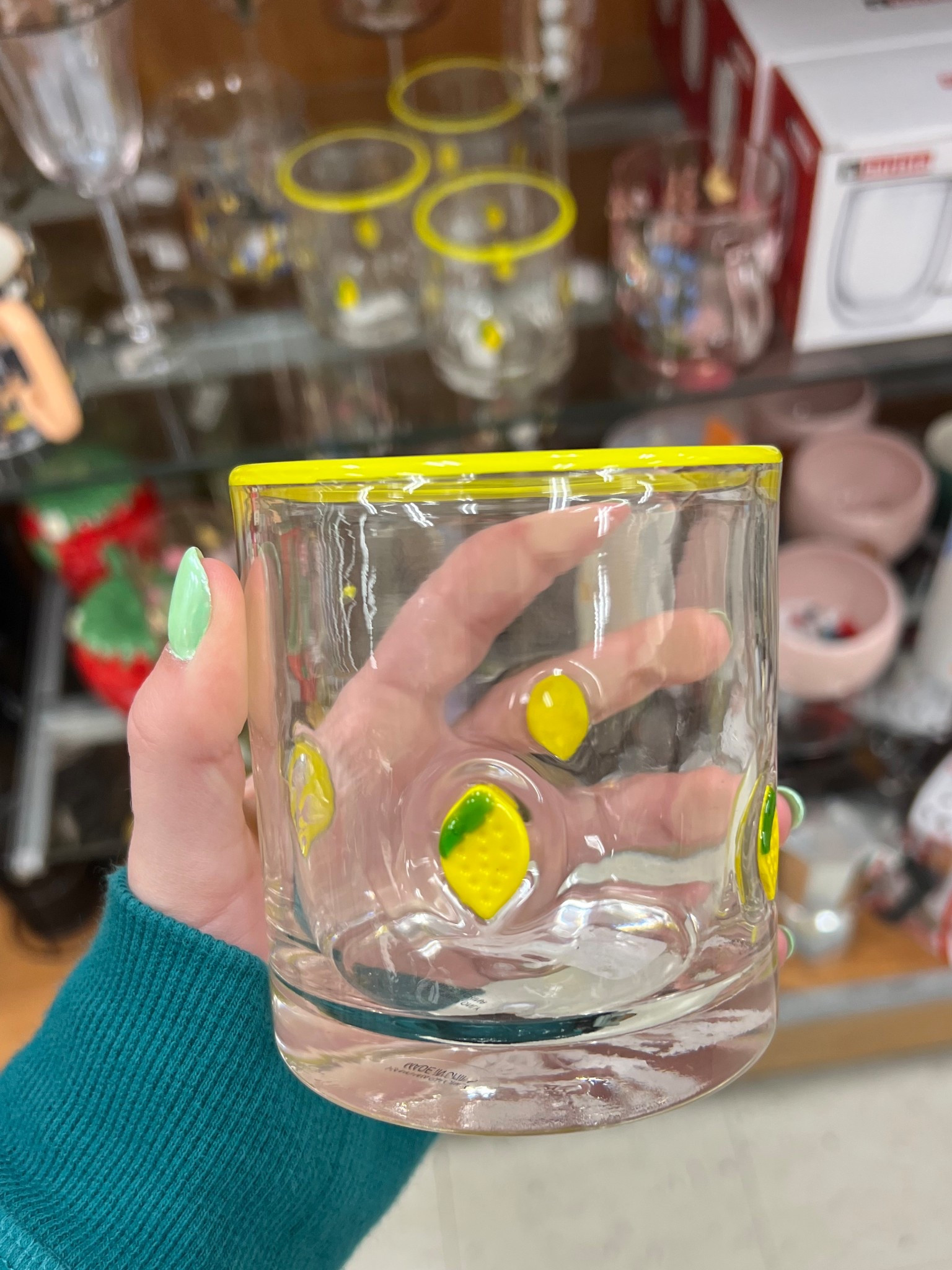 Lemon juice glass at Tj Maxx - Anthropologie dupe! 

#LTKSpringSale #LTKHome #LTKSeasonal