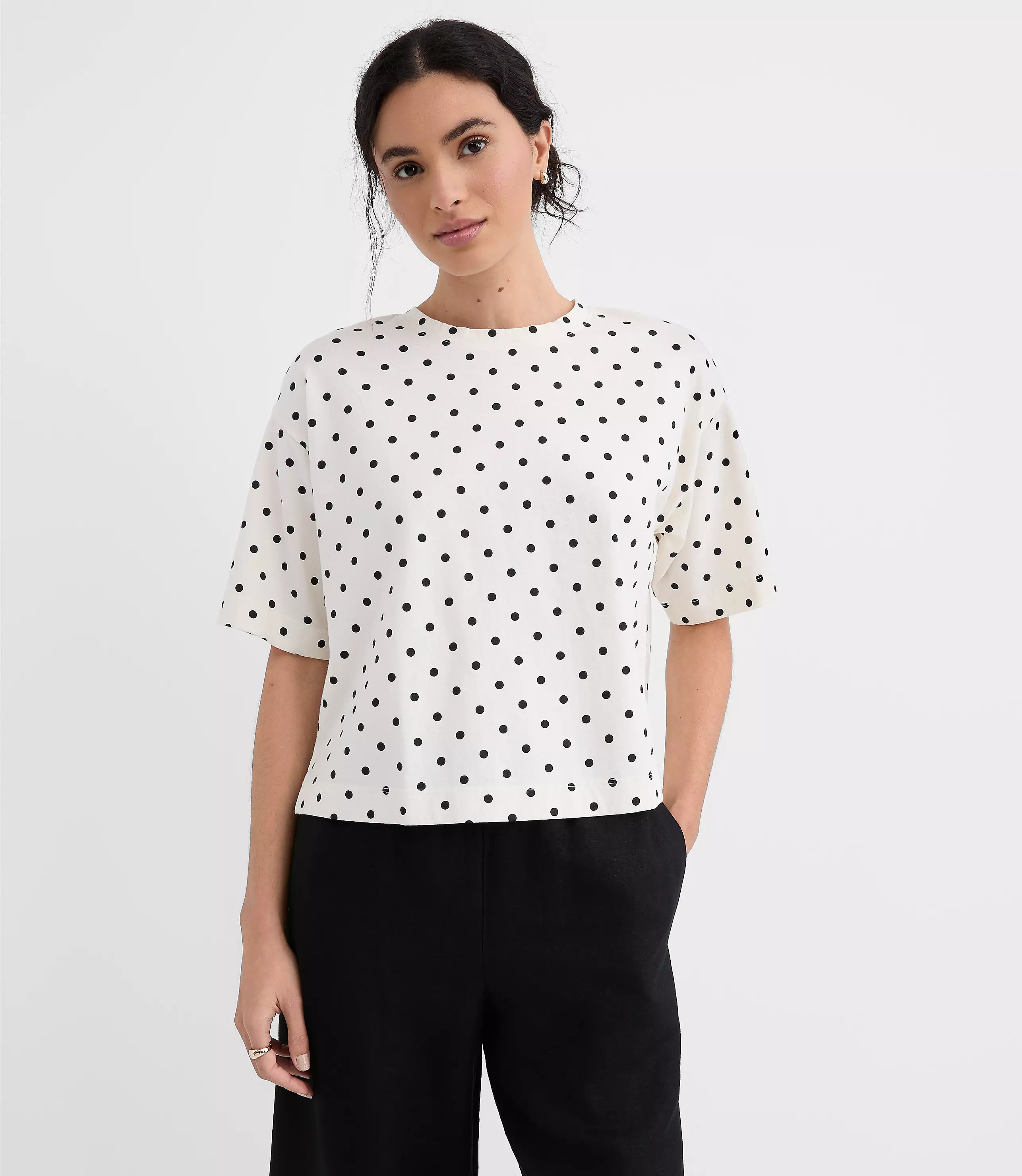 Dotted Modern Tee | LOFT
