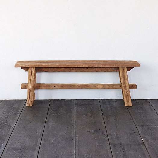 Farmhouse Teak Bench | Terrain