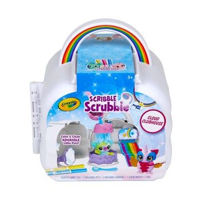 Crayola Scribble Scrubbie Peculiar Pets Cloud Clubhouse | Target