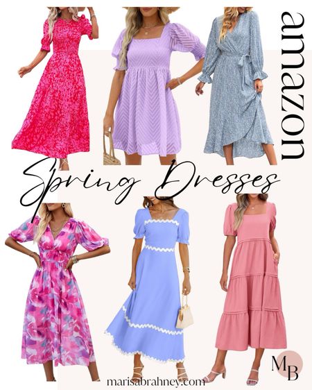 Spring dresses for Easter, showers, wedding festivities, brunch, spring break and more 🌸 Loving these Amazon finds that are bright, springy and flattering! 

#LTKbeauty #LTKSeasonal #LTKstyletip