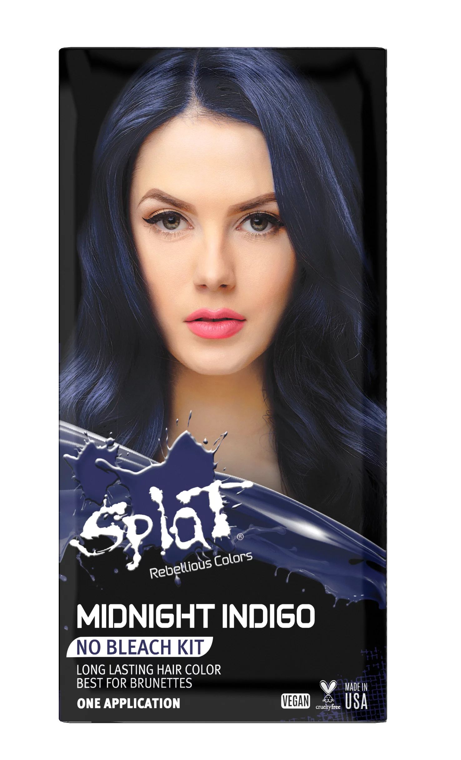 Splat Midnight Indigo Hair Dye, Semi-Permanent Blue Color | Walmart (US)