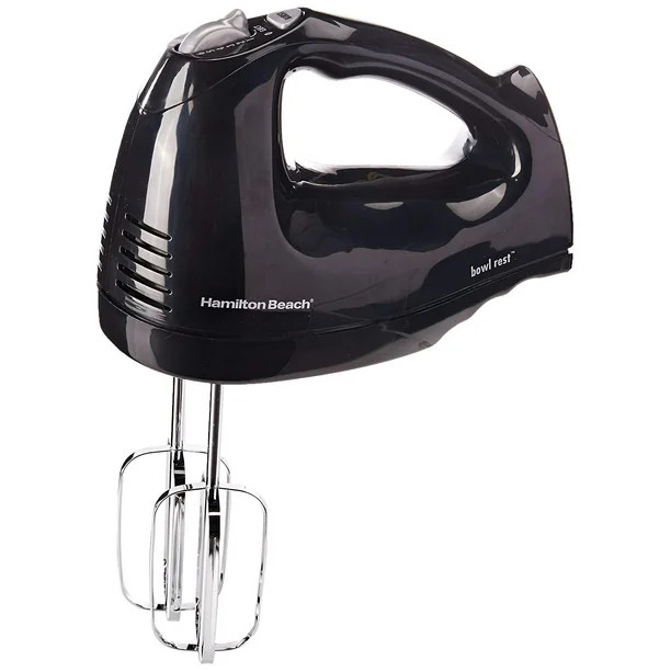 Hamilton Beach 6-Speed Hand Mixer with Snap-On Case, Black, Model 62683 - Walmart.com | Walmart (US)