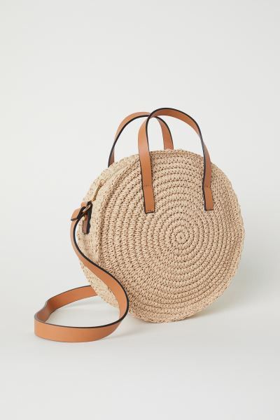 Round paper straw handbag | H&M (UK, MY, IN, SG, PH, TW, HK)