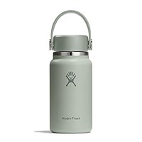 Hydro Flask Micro Bottle - Insulated Mini Leak Proof Flask for Purse or Pocket in 6.7 Oz Agave Gr... | Amazon (US)