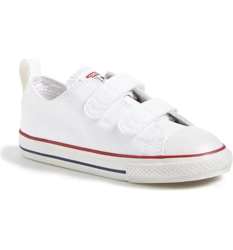 Chuck Taylor® All Star® 2V Double Strap Faux Leather Sneaker | Nordstrom