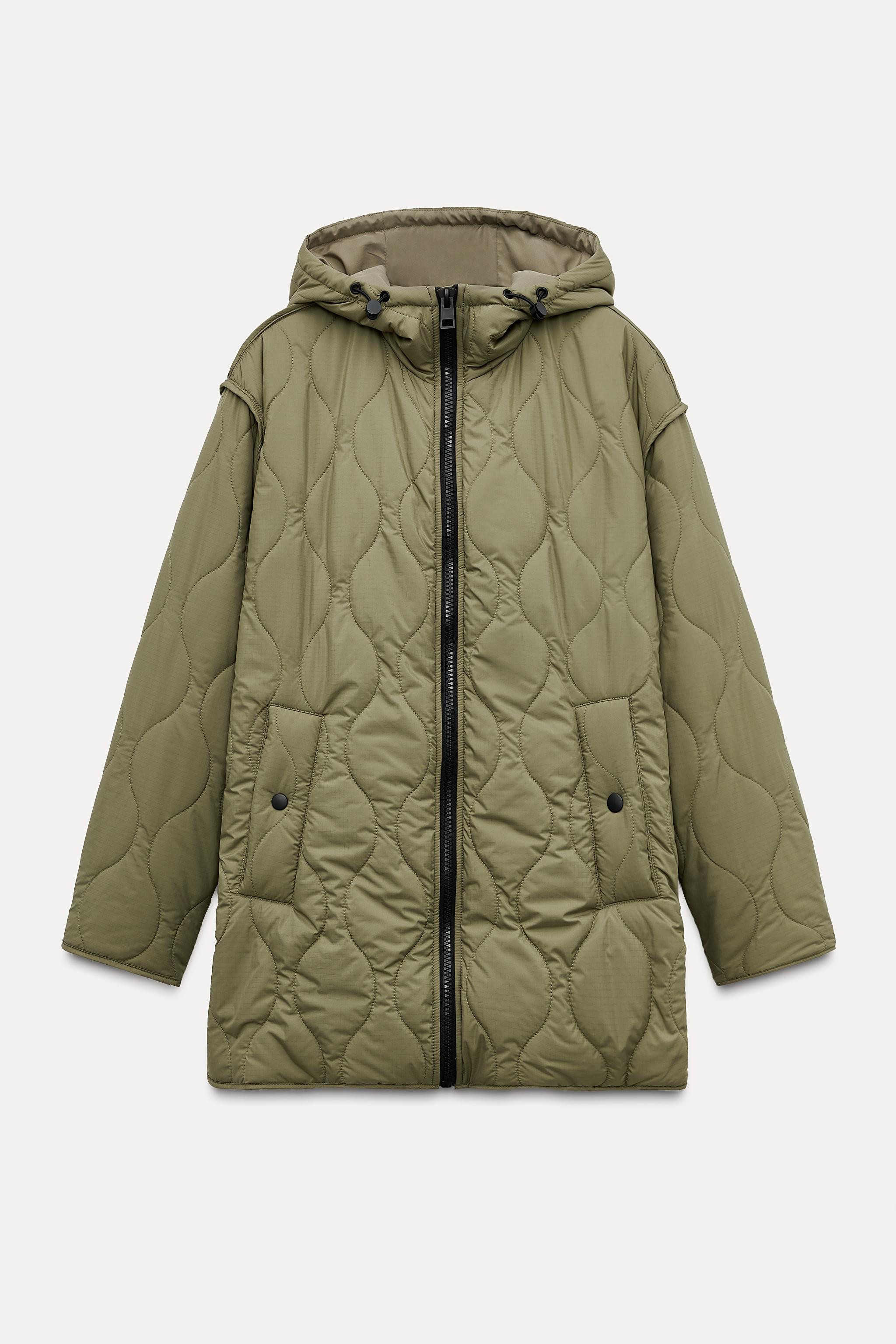HOODED QUILTED JACKET | Zara US