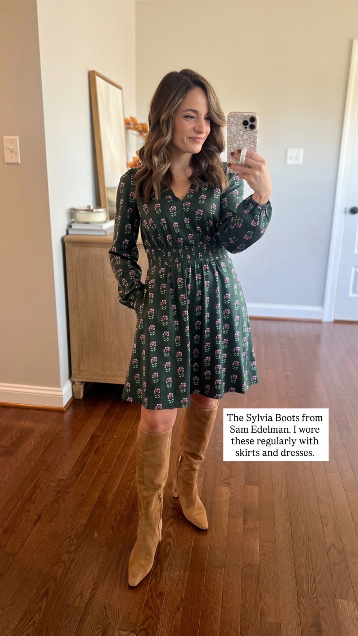 A look at my most worn pieces from last fall and winter that I can’t wait to wear again this year! 

Dress (Boden): last season, but will link a similar one - I wear Boden dresses in petite 0
Boots (Sam Edelman): true to size