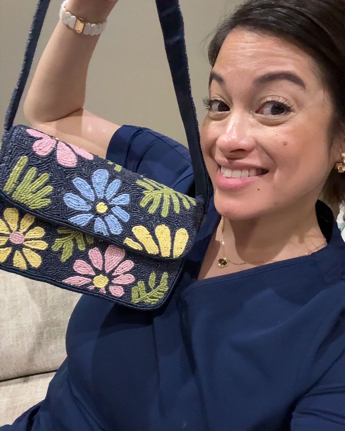 Loving this beaded bag for Spring! AND I got it from Wal-Mart!! 