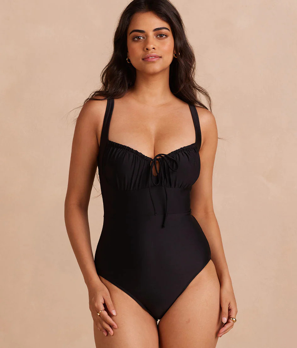 The Gulf Gathered Keyhole One Piece 
            | 
              
              
               ... | SummerSalt