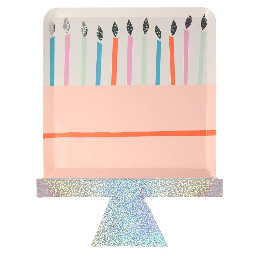 Birthday Cake Plates | Pink Antlers