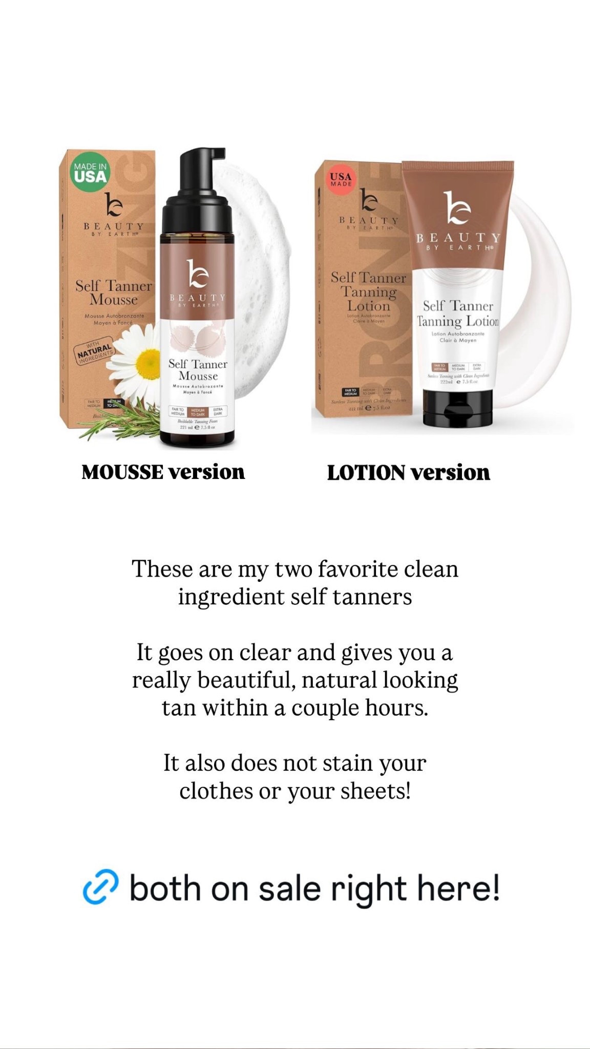 My favorite clean ingredient self tanners on sale for Amazon Big Spring Sale! 

#LTKSaleAlert #LTKBeauty