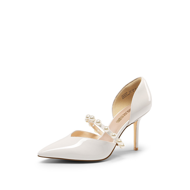 DREAM PAIRS Pearl Straps Pointed Toe Stiletto Heel Pumps | Dream Pairs