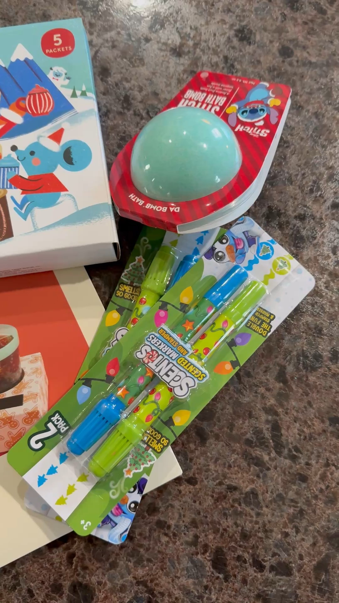 Christmas movie night surprise for my babies!! 


Target, scented markers, lilo and stitch bath bomb, movie night boxes, Christmas shirts for boys, Christmas marshmallows, hot chocolate

#LTKHoliday #LTKCyberWeek #LTKGiftGuide