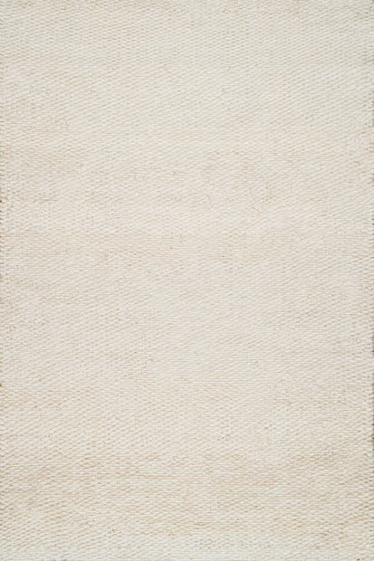 Off White Handspun Jute 9' x 12' Area Rug | Rugs USA