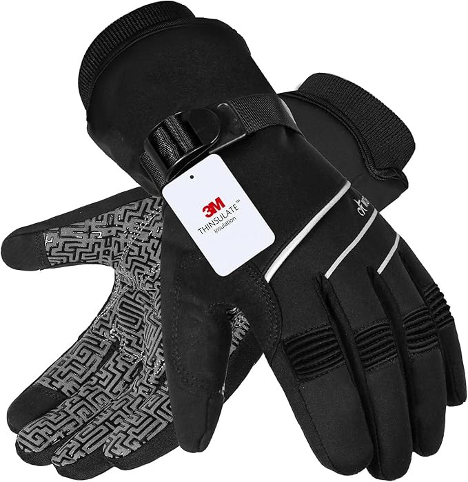 MOREOK Waterproof & Windproof -30°F Winter Gloves for Men/Women, 3M Thinsulate Thermal Gloves To... | Amazon (US)