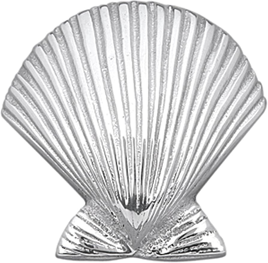 MARIPOSA SCALLOP SHELL NAPKIN WEIGHT | SILVER | BRILLANTE | GIFTS | NAPKIN WEIGHTS | RECYCLED SAN... | Amazon (US)
