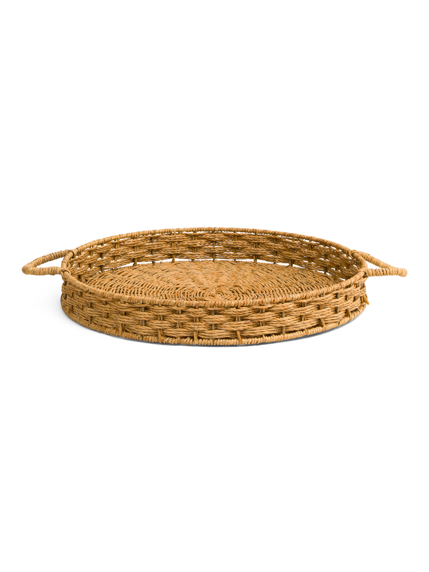 18in Large Twist Round Tray | TJ Maxx