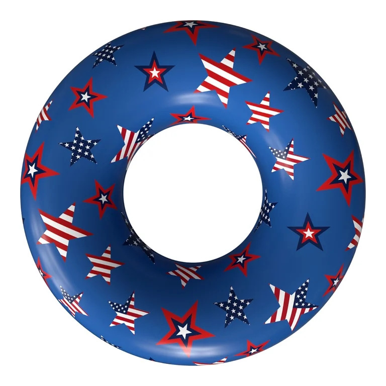 Koolwaves Patriotic American Flag & Stars Ring Float, Ages 8 & Up, Unisex | Walmart (US)