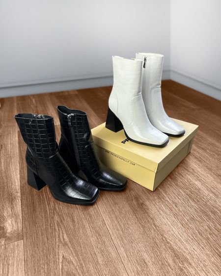 Block heel ankle boots 🖤 #winterboots #ankleboots #blockheel 

#LTKshoecrush #LTKSeasonal #LTKstyletip