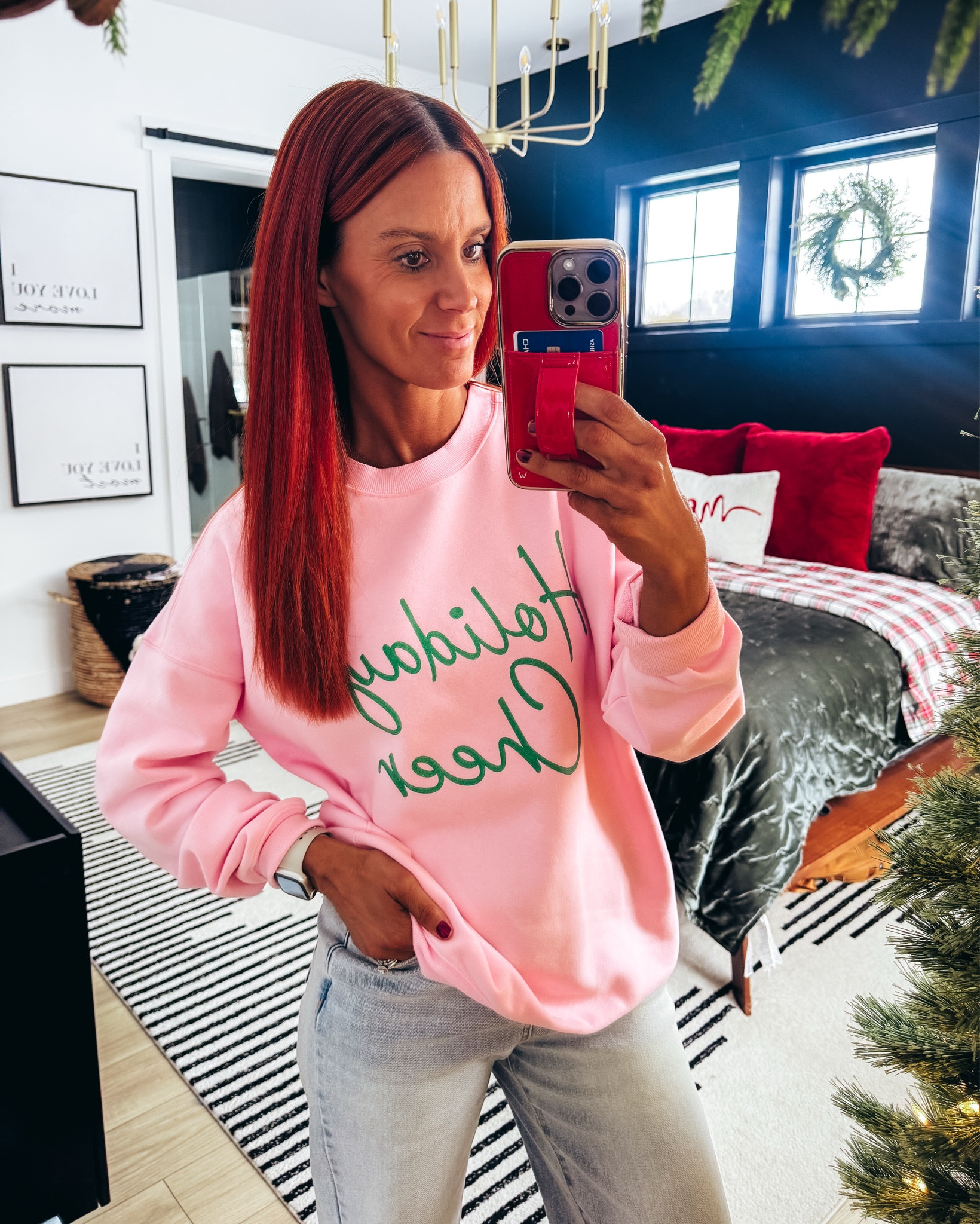 I think I live in sweatshirts! I mean they are my favorite! This one is so cute (this years version says feeling festive) and they are still buy two for $60 mix and match!!! Wearing size small

#LTKHoliday #LTKSaleAlert #LTKSeasonal