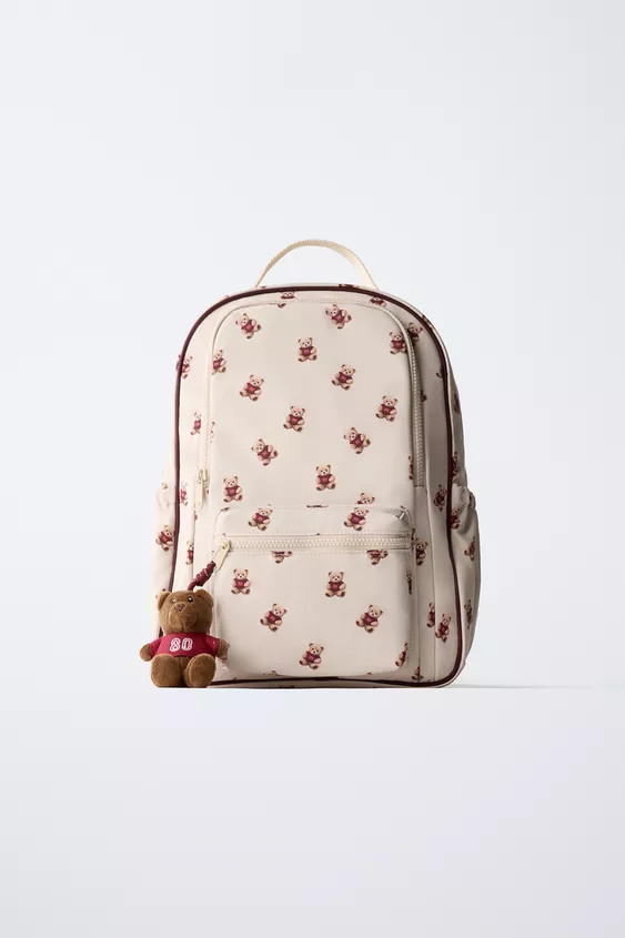TEDDY BEAR SCHOOL BACKPACK | Zara US