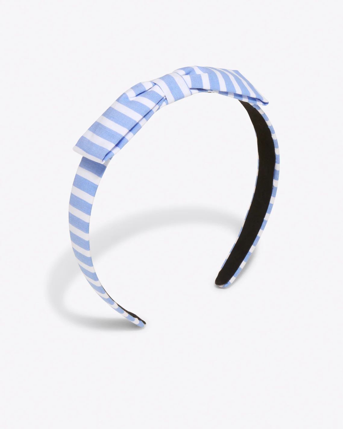 Bow Headband in Blue Stripe | Draper James (US)