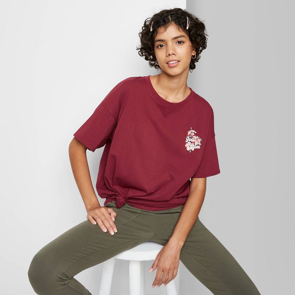 Woen's Short Sleeve Oversized T-Shirt - Wild Fable™ | Target